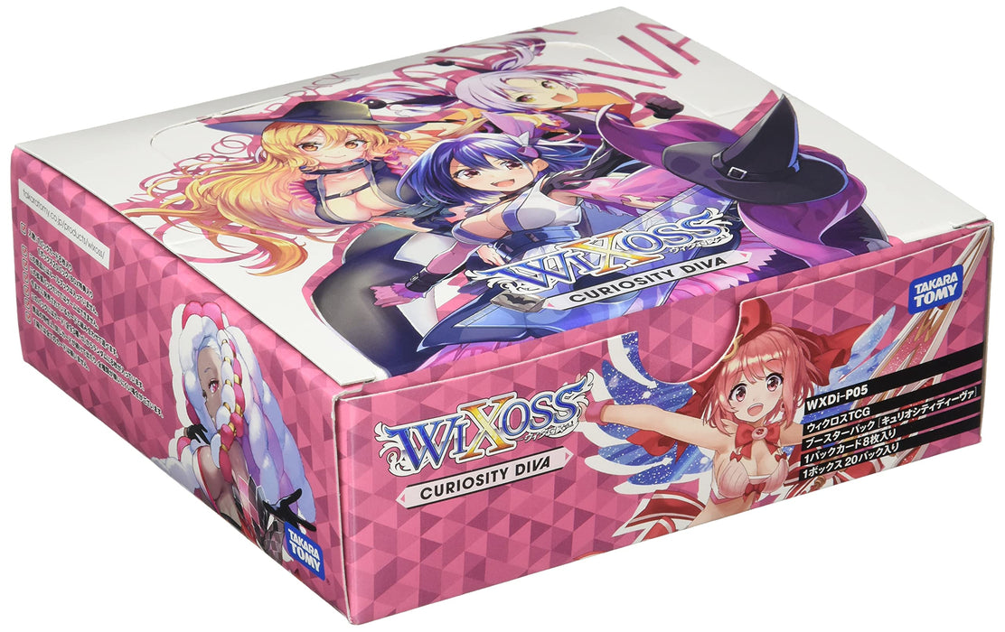 Takara Tomy Wixoss Tcg Wxdi-P05 Booster Pack Curiosity Diva Box Cartes à collectionner japonaises
