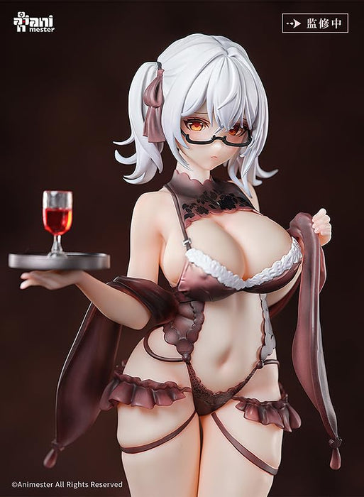 1/6 Scale Painted Plastic Figure Of Cynthia Wine Waiter Girl From Japan'S Animester