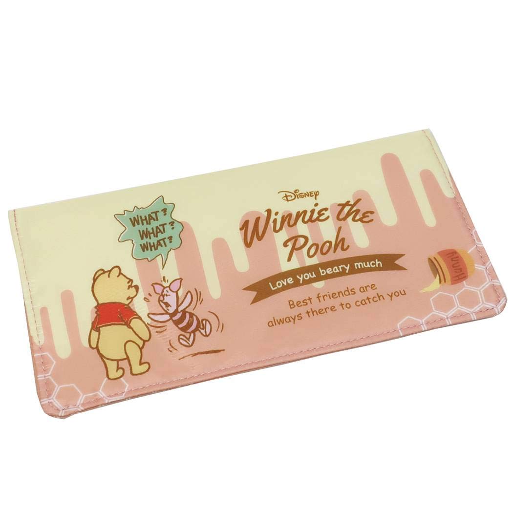 K Company Disney Flat Pouch Winnie The Pooh Japanese Pooh Pouch Cute Accessories- Japan Figure Store - #1 Bring To You The Best Japanese Goods