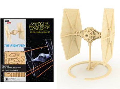 A-ZONE 3D Wood Models Star Wars Tie Fighter