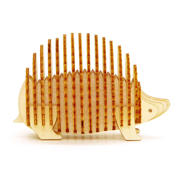 A-ZONE Wooden Art Ki-Gu-Mi Hedgehog Memo Stand