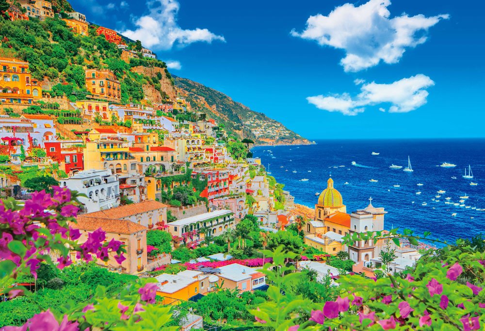 Beverly Jigsaw Puzzle M81-850 Amalfi Coast Italy (1000 S-Pieces) Beautiful Scene Puzzle