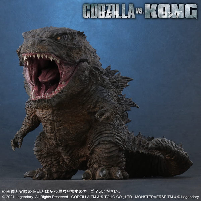 X-Plus Garage Toy Defo-Real Godzilla From Godzilla Vs. Kong 2021 Height Approx 130Mm Pvc Painted Finished Figure