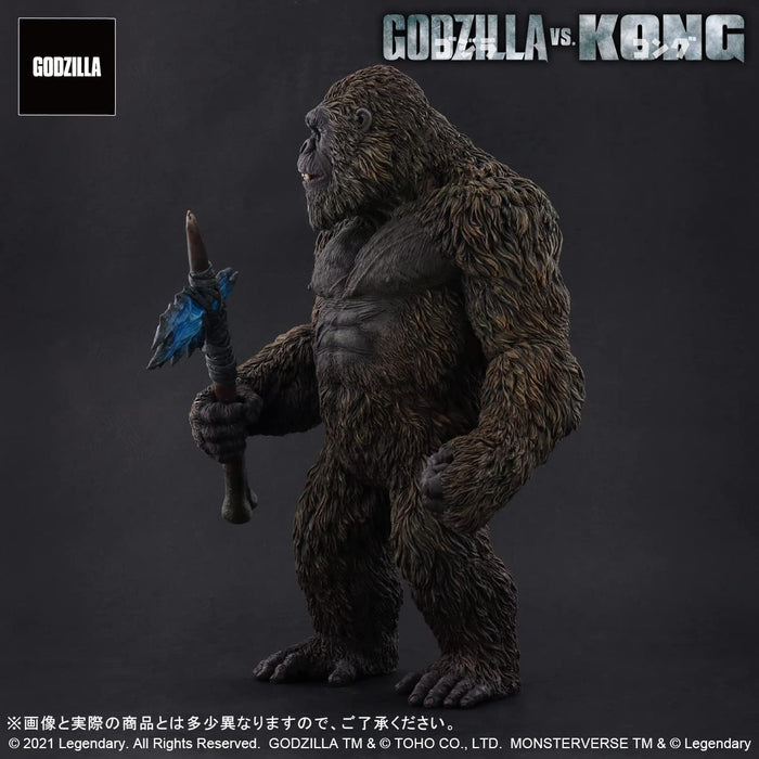 Jouet de garage X-Plus Série Toho Daikaiju Kong de Godzilla Vs. Kong (2021) Hauteur 270Mm Pvc Pré-Peint Figure