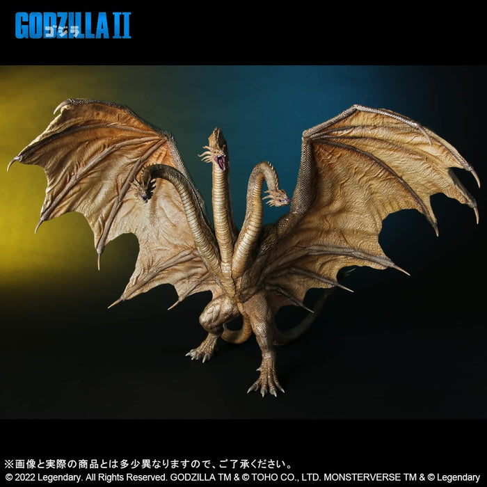 X Plus Toho Série Grands Monstres King Ghidorah 2019 Figurine en Pvc Japon 390Mm/660Mm
