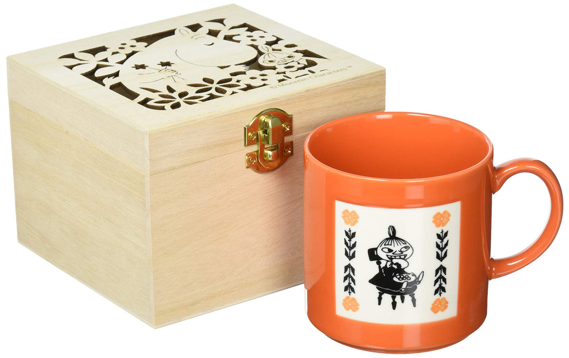 YAMAKA Mug Moomin avec boîte en bois Little My Red