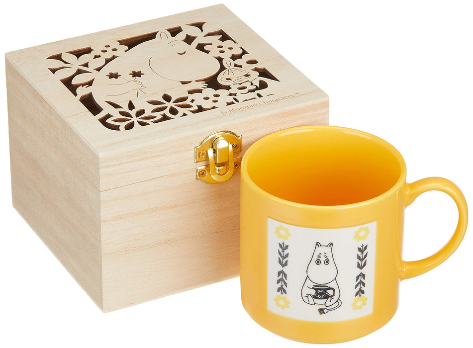 YAMAKA Moomin Mug With Wooden Box Moomin Orange