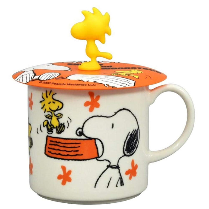 YAMAKA Peanuts Snoopy Mug With Cup Cover Friends