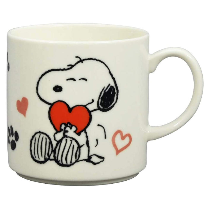YAMAKA Peanuts Snoopy Mug avec couvercle de tasse Love