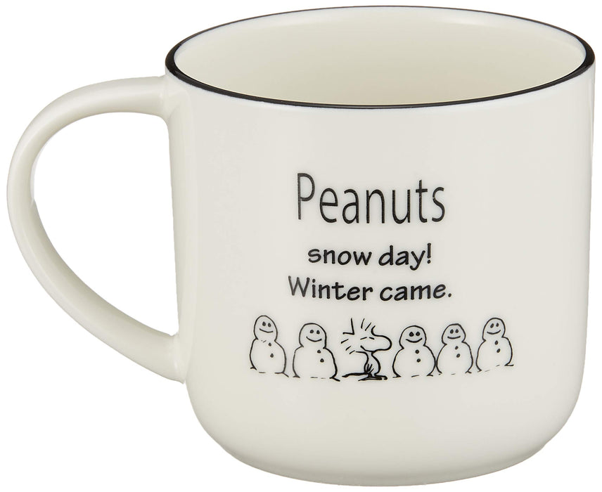 YAMAKA - Peanuts Snoopy Mug With Coaster - White