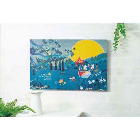 Yanoman Moomin Moonlight Party 1126pc Canvas Puzzle