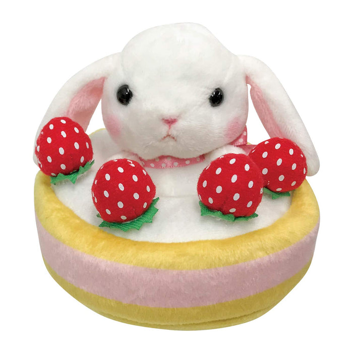 KAWADA Yf-025 Yume Fuwa Town Plush Doll Strawberry Cake & Cafeteria Set