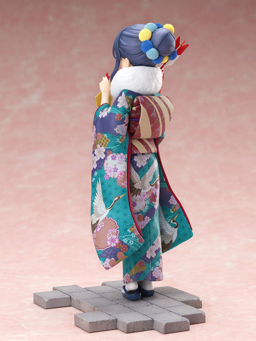 Flue Yuru Camp S2 Shima Rin 1:7 Furisode PVC-Figur – Amu-Fnx229 (Japan)