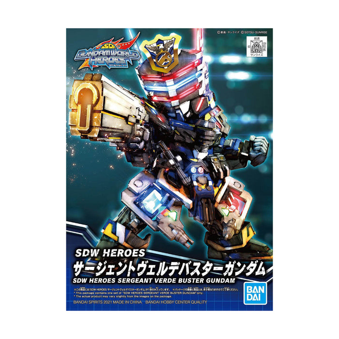 #Bandai Sd #Gundam World Heroes Super Deformed Sergeant Verde Buster #Gundam Model Kit Figure Japan Figure 4573102615503