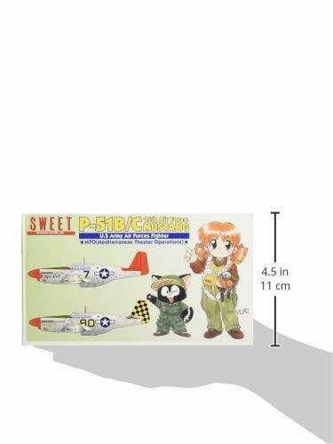 1/144 P-51b/c 15th Air Force Mustang Plastic Model Kit With 2