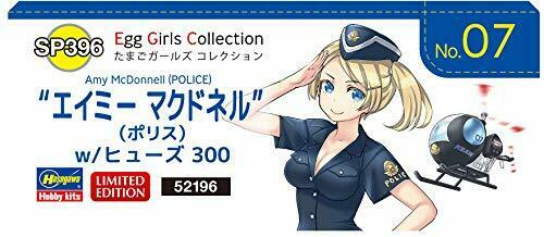 1/20 Egg Girls Collection No.07 'amy Mcdonnell' Police W/egg Plane Hughes 300