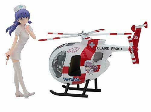 1/20 Egg Girls Collection No.05 'claire Frost' W/hughes 500 Plastic Model Kit - Japan Figure
